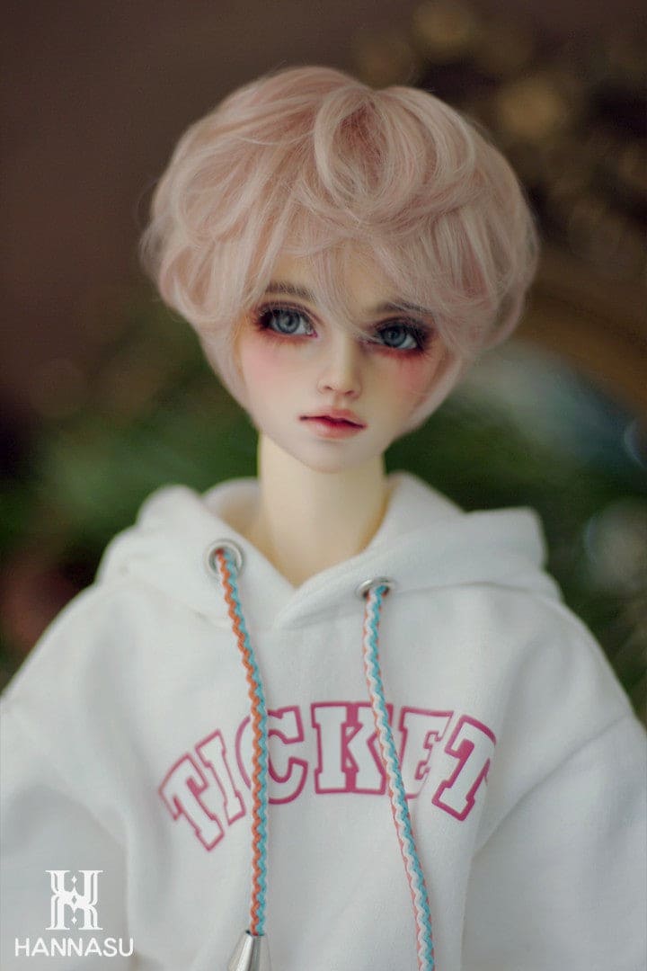 【HANNASU】HW-1066 娃用假髮 多色 / 8~9吋 BJD 1/3 Angel Philia - 紀物書館+JiWu Bookstore