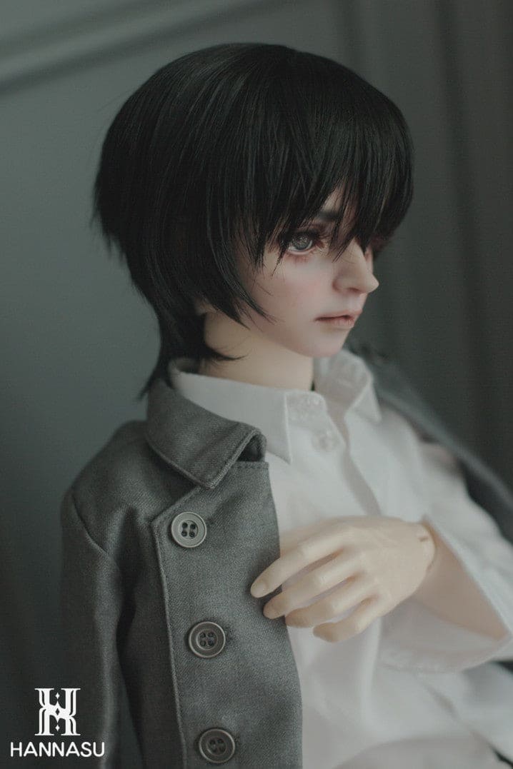 【HANNASU】HW-1047 娃用假髮 多色 / 8~9吋 BJD 1/3 Angel Philia - 紀物書館+JiWu Bookstore