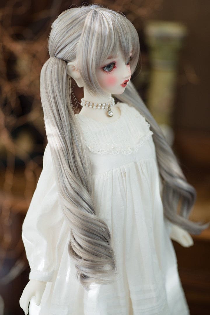 【HANNASU】HW-1112 娃用假髮 多色 / 8~9吋 BJD 1/3 Angel Philia - 紀物書館+JiWu Bookstore