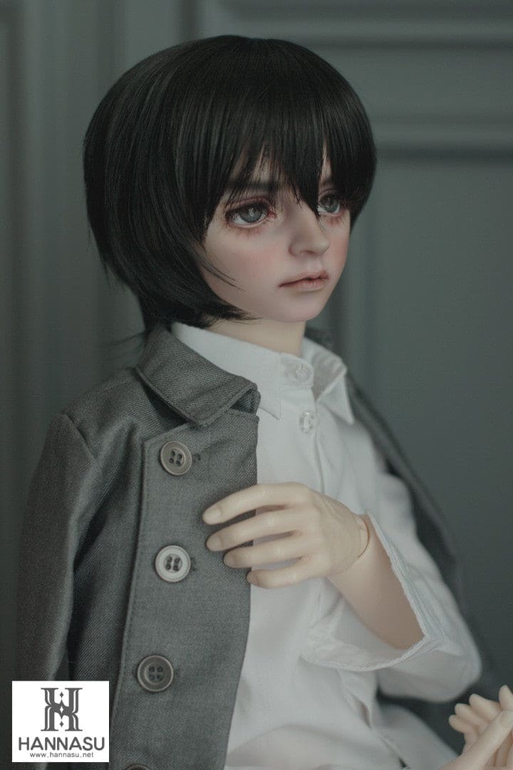 【HANNASU】HW-1047 娃用假髮 多色 / 8~9吋 BJD 1/3 Angel Philia - 紀物書館+JiWu Bookstore