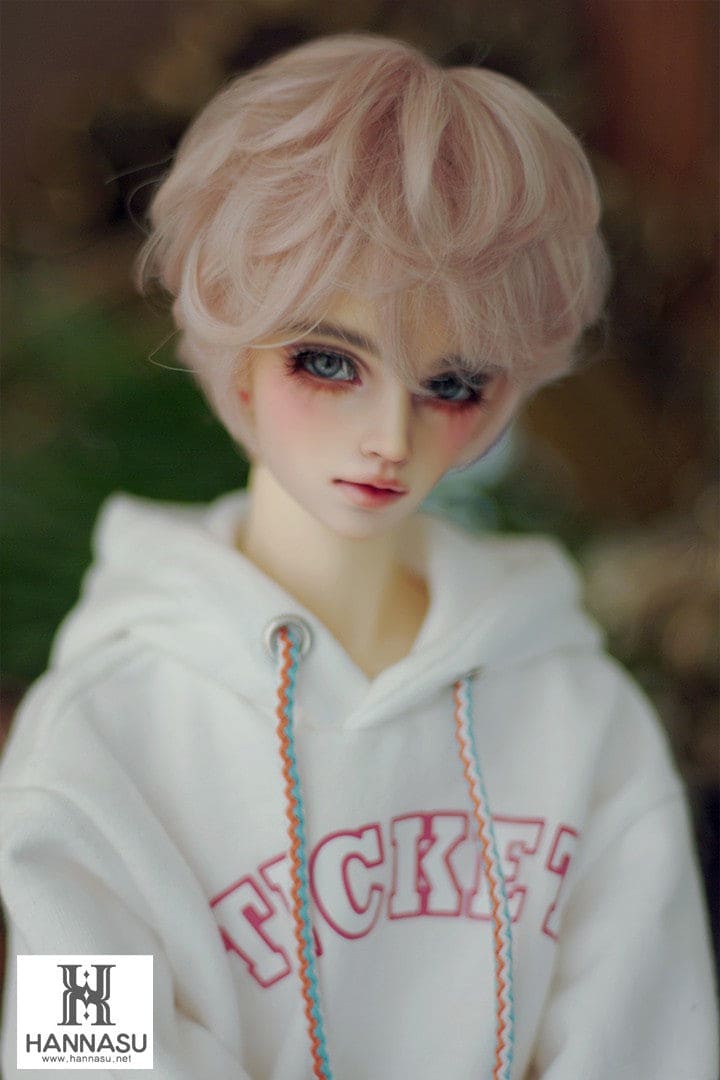 【HANNASU】HW-1066 娃用假髮 多色 / 8~9吋 BJD 1/3 Angel Philia - 紀物書館+JiWu Bookstore