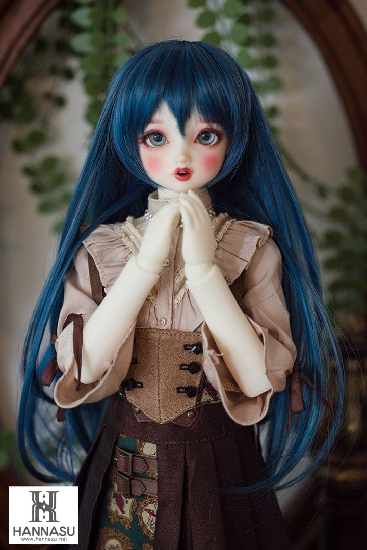 【HANNASU】HW-1115 娃用假髮 多色 / 6~7吋 BJD YoSD Angel Philia 1/6 - 紀物書館+JiWu Bookstore