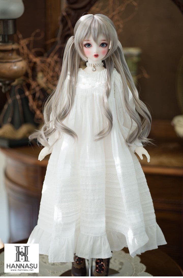【HANNASU】HW-1112 娃用假髮 多色 / 8~9吋 BJD 1/3 Angel Philia - 紀物書館+JiWu Bookstore