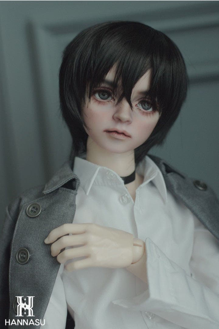 【HANNASU】HW-1047 娃用假髮 多色 / 8~9吋 BJD 1/3 Angel Philia - 紀物書館+JiWu Bookstore