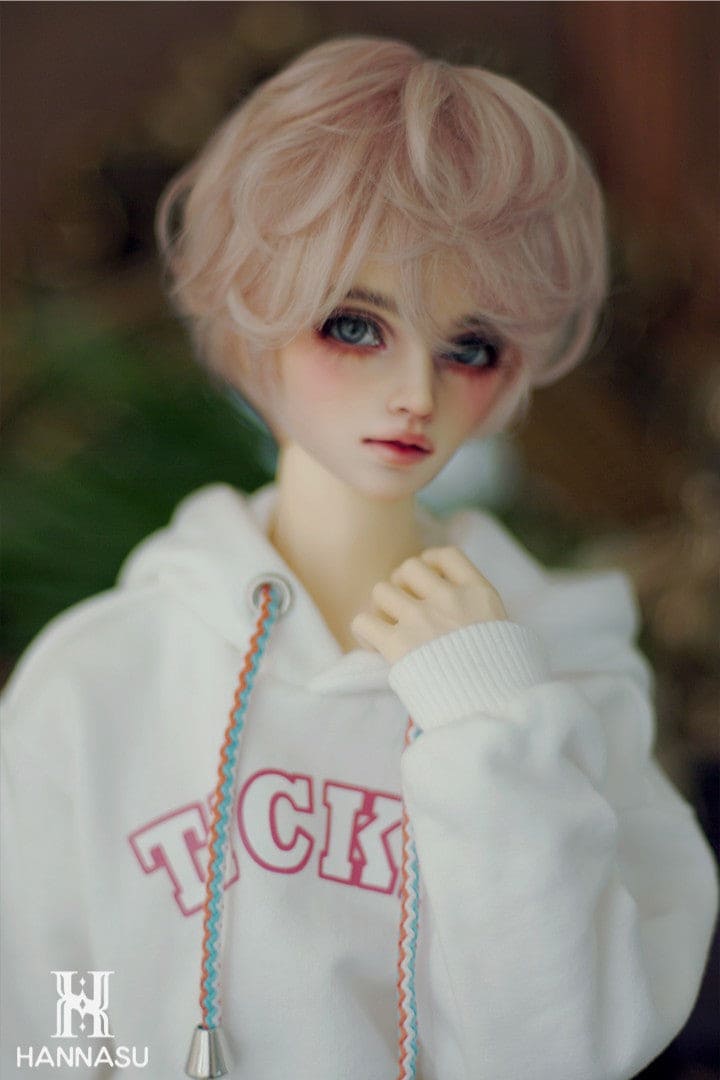 【HANNASU】HW-1066 娃用假髮 多色 / 8~9吋 BJD 1/3 Angel Philia - 紀物書館+JiWu Bookstore