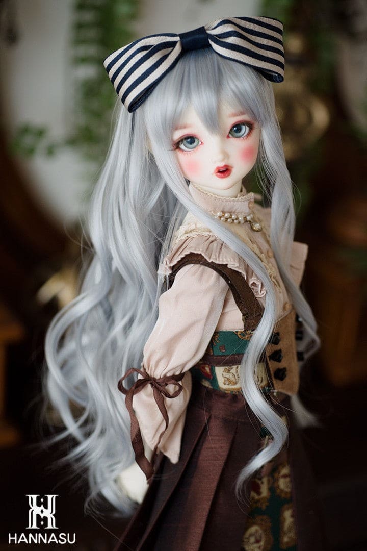 【HANNASU】HW-1114 娃用假髮 多色 / 6~7吋 BJD YoSD Angel Philia 1/6 - 紀物書館+JiWu Bookstore