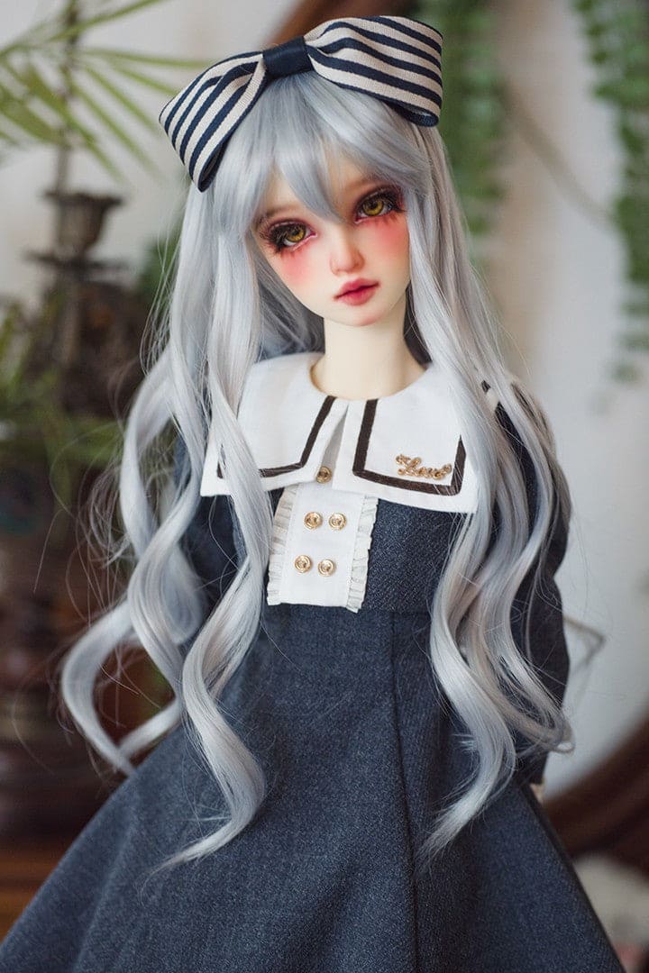 【HANNASU】HW-1114 娃用假髮 多色 / 8~9吋 BJD 1/3 Angel Philia - 紀物書館+JiWu Bookstore