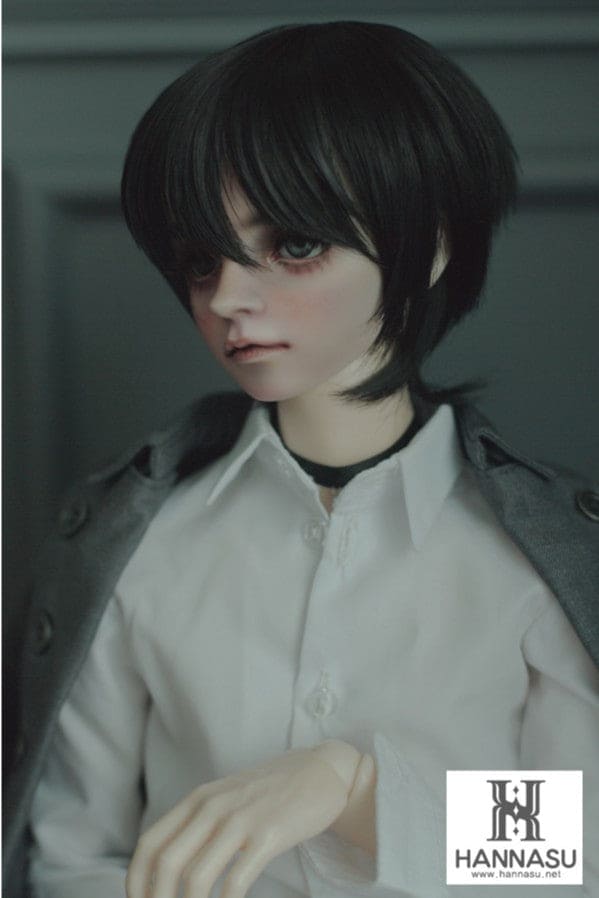 【HANNASU】HW-1047 娃用假髮 多色 / 8~9吋 BJD 1/3 Angel Philia - 紀物書館+JiWu Bookstore