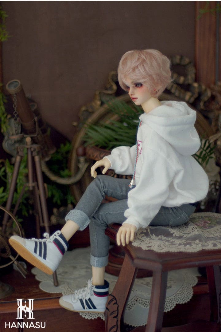 【HANNASU】HW-1066 娃用假髮 多色 / 8~9吋 BJD 1/3 Angel Philia - 紀物書館+JiWu Bookstore