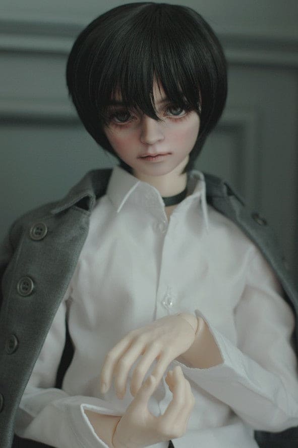 【HANNASU】HW-1047 娃用假髮 多色 / 8~9吋 BJD 1/3 Angel Philia - 紀物書館+JiWu Bookstore