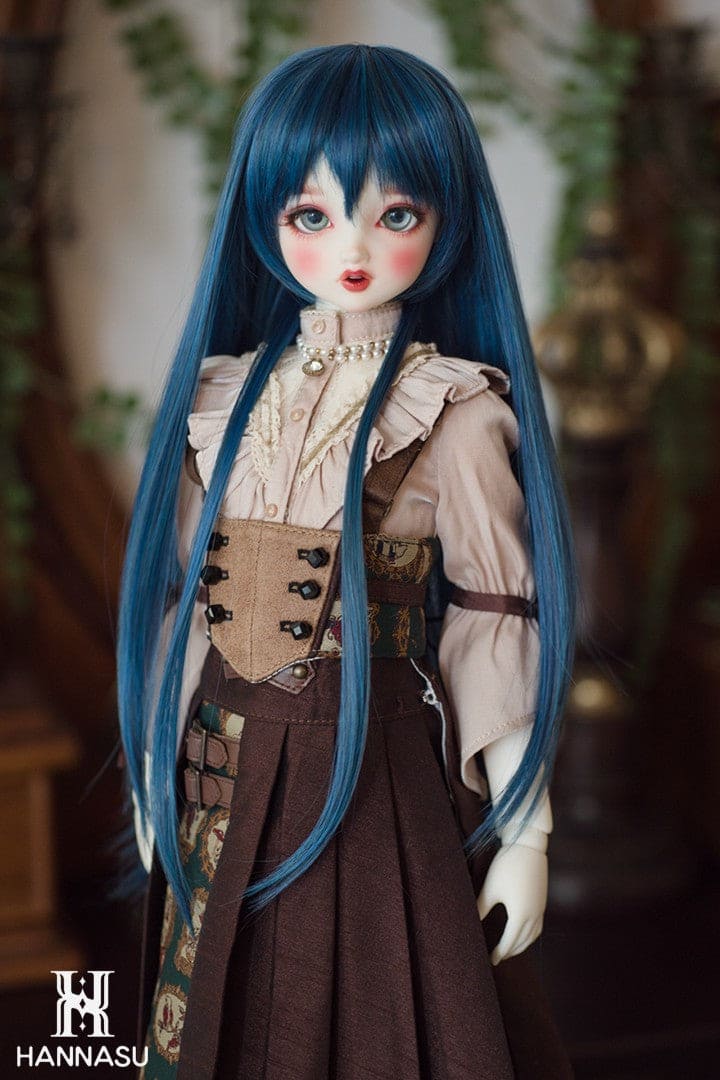 【HANNASU】HW-1115 娃用假髮 多色 / 6~7吋 BJD YoSD Angel Philia 1/6 - 紀物書館+JiWu Bookstore