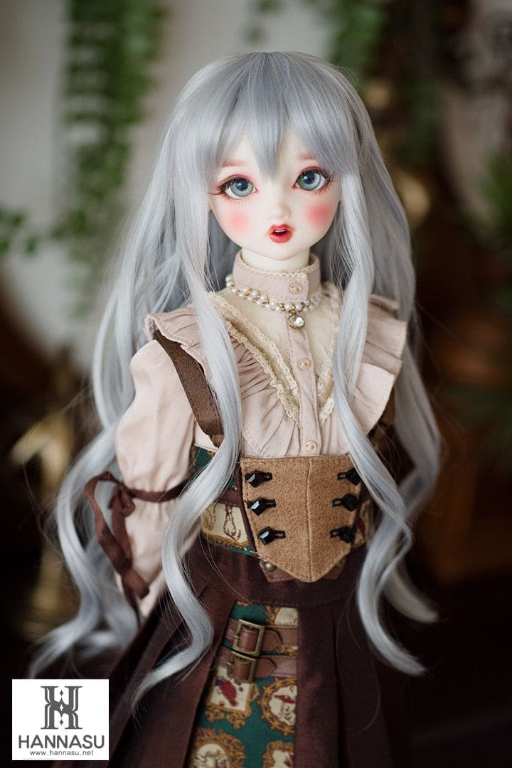 【HANNASU】HW-1114 娃用假髮 多色 / 8~9吋 BJD 1/3 Angel Philia - 紀物書館+JiWu Bookstore
