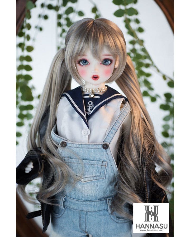 【HANNASU】HW-1112 娃用假髮 多色 / 8~9吋 BJD 1/3 Angel Philia - 紀物書館+JiWu Bookstore