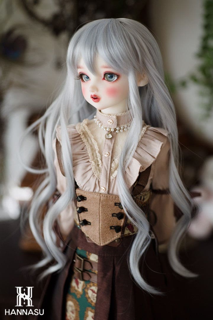 【HANNASU】HW-1114 娃用假髮 多色 / 6~7吋 BJD YoSD Angel Philia 1/6 - 紀物書館+JiWu Bookstore