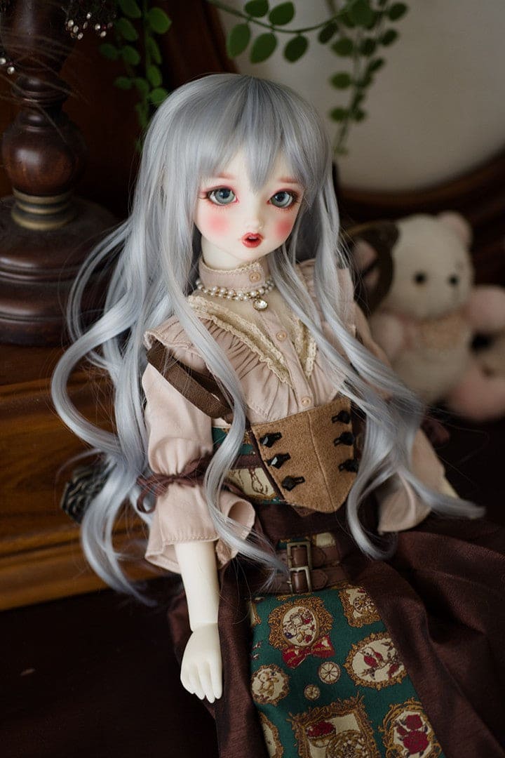 【HANNASU】HW-1114 娃用假髮 多色 / 8~9吋 BJD 1/3 Angel Philia - 紀物書館+JiWu Bookstore