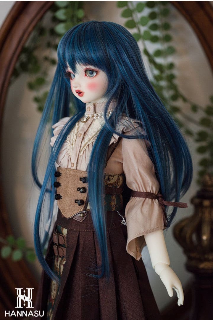 【HANNASU】HW-1115 娃用假髮 多色 / 6~7吋 BJD YoSD Angel Philia 1/6 - 紀物書館+JiWu Bookstore
