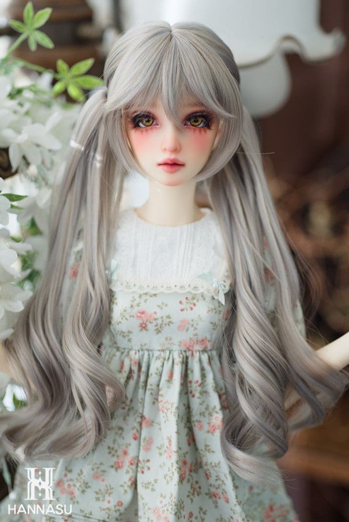 【HANNASU】HW-1112 娃用假髮 多色 / 8~9吋 BJD 1/3 Angel Philia - 紀物書館+JiWu Bookstore