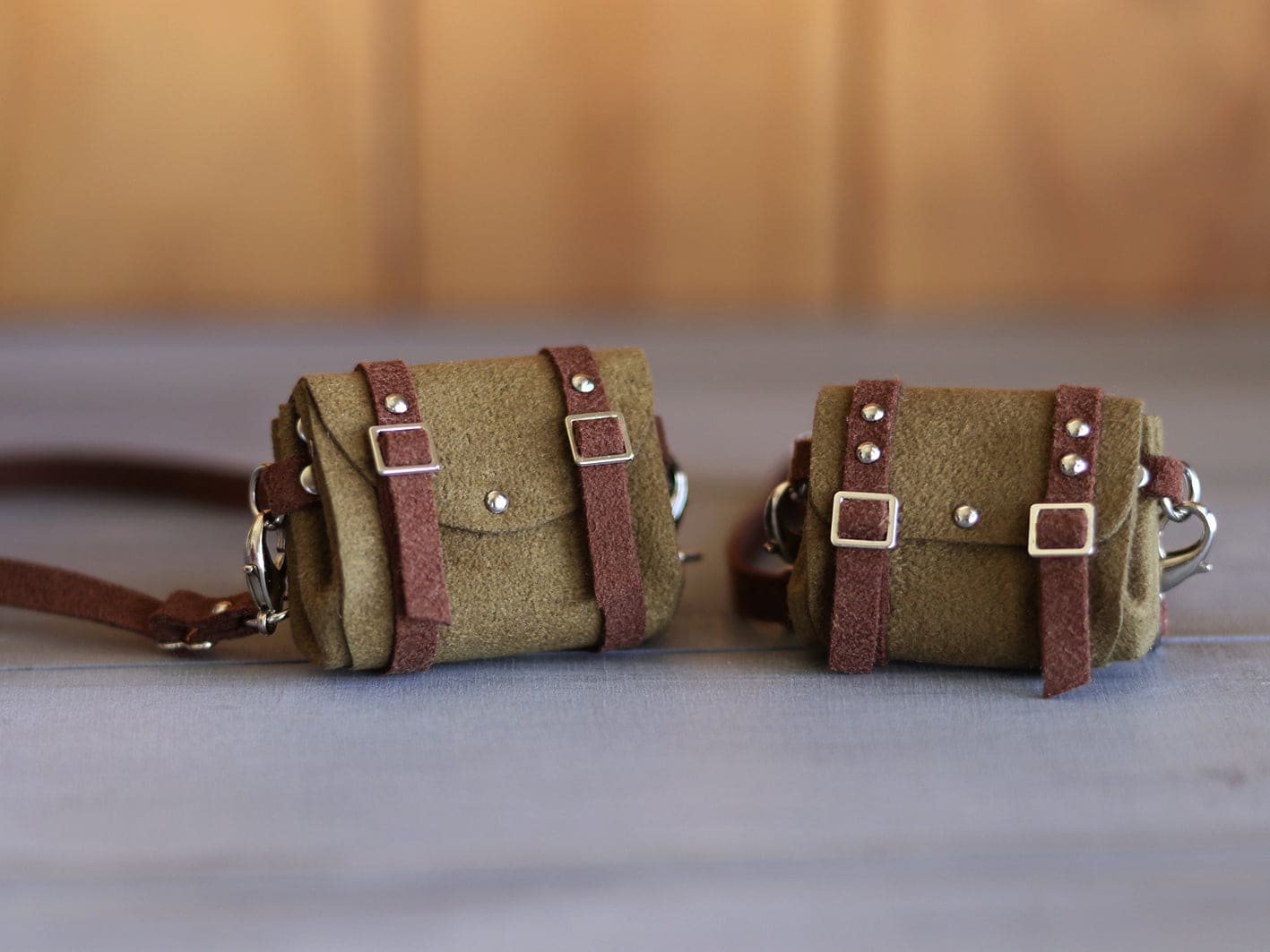 【1PinFun】雙帶肩背包 / BJD 1/4 MSD MDD AZO2 OB50 AngelPhilia momoko 六分之一男子 - 紀物書館+JiWu Bookstore