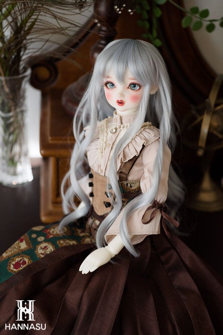 【HANNASU】HW-1114 娃用假髮 多色 / 6~7吋 BJD YoSD Angel Philia 1/6 - 紀物書館+JiWu Bookstore