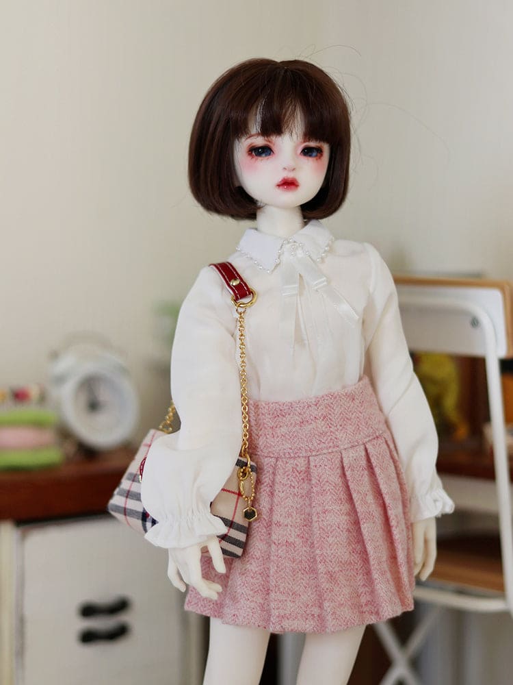 【1PinFun】肩包 格紋 / BJD 3分 4分 SD DD MSD MDD OB50 AZONE AZO2 AngelPhilia