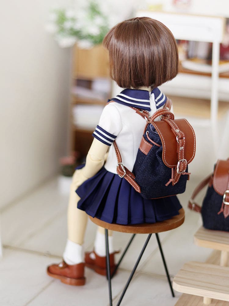 【1PinFun】Backpack Dark Blue Camel/BJD 3 points 4 points SD DD MDD OB50 AZONE AZO2 AngelPhilia