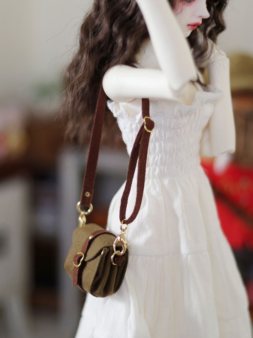 【1PinFun】肩背包 腰包 多色 / BJD 1/4 MSD MDD AZO2 OB50 AngelPhilia momoko 小布 莉卡 Azone 膠皮 1/6 - 紀物書館+JiWu Bookstore