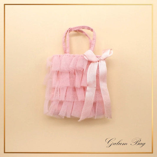 【Licca Castle】Galum Collection 1 薄紗荷葉邊包 / Pureneemo OB22 OB24 momoko 1/6