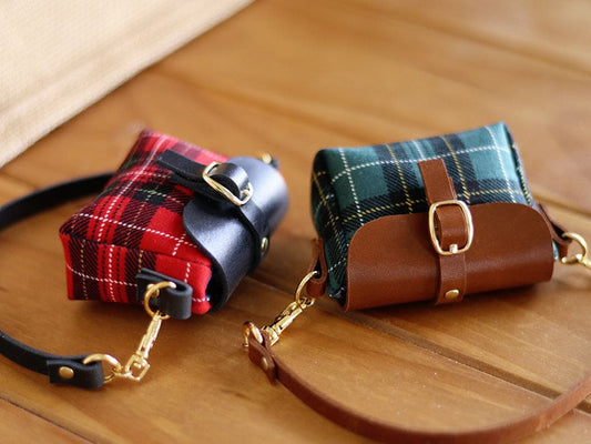 【1PinFun】格紋肩背包 多色 / 1/3 Dollfie Dream AZO2 Smart Doll