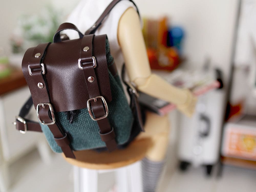 【1PinFun】Backpack brown/green/BJD 3 points 4 points SD DD MDD OB50 AZONE AZO2 AngelPhilia