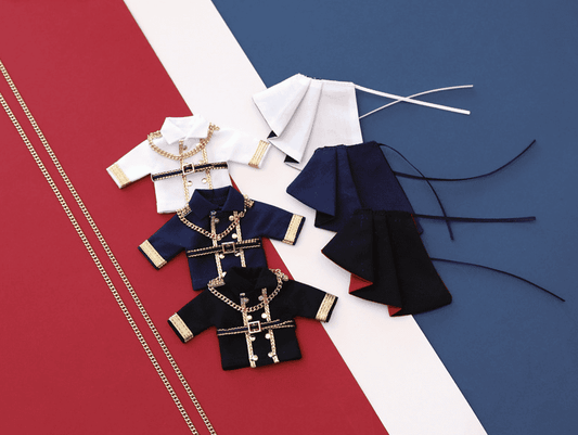 【魔販生工作室】NNM原廠 短版軍服 披風 / OBITSU OB11 NINIMAL Azone Picconeemo