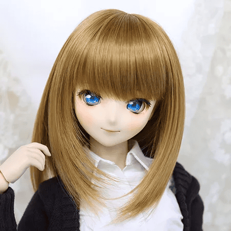 【Dollce】Semi Long 娃用假髮 多色 / 9吋 BJD DD 3分 4分 - 紀物書館+JiWu Bookstore