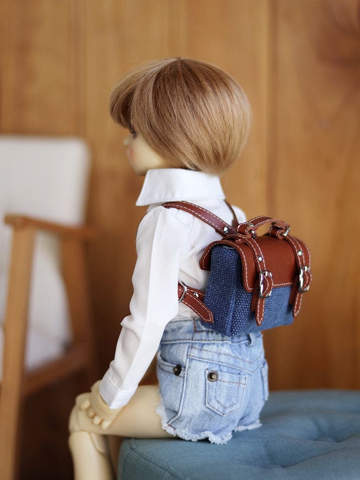 【1PinFun】後背包 藍駝 / BJD 1/4 MDD MSD OB50 AZONE AZO2 AngelPhilia - 紀物書館+JiWu Bookstore