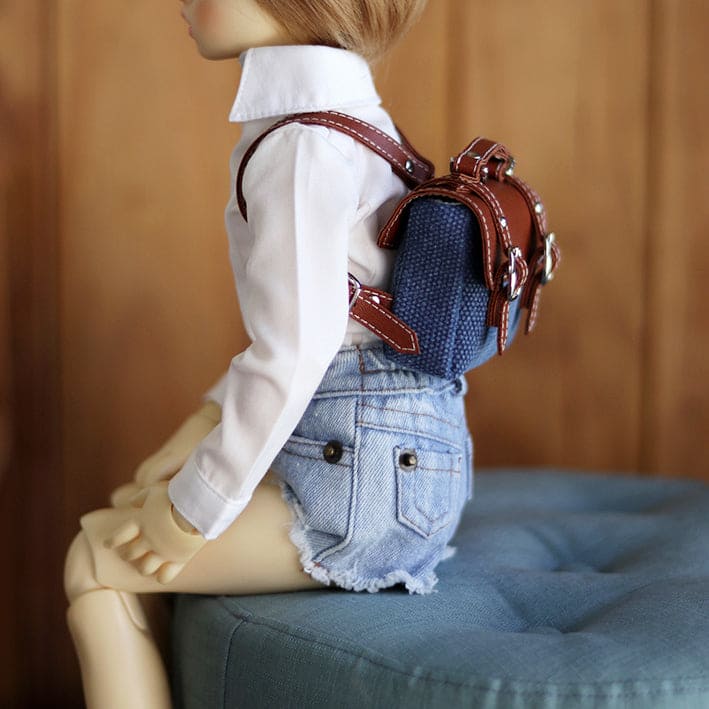 【1PinFun】後背包 藍駝 / BJD 1/4 MDD MSD OB50 AZONE AZO2 AngelPhilia - 紀物書館+JiWu Bookstore