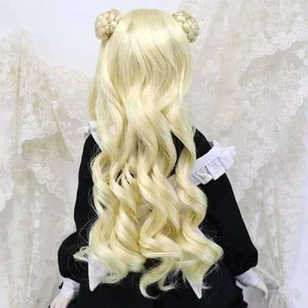 【Dollce】Chignon Curl baby wig multicolor / 9 inch BJD DD 1/3 scale  1/4 scale
