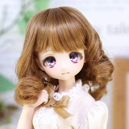 【Dollce】Semi-Princess baby wig multicolor / 4.5 inches SweetDoll OBITSU OB11 BJD 12 points