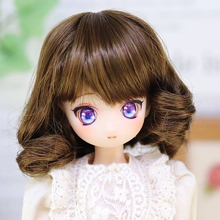 【Dollce】セミプリンセス ベビーウィッグ マルチカラー / 4.5インチ SweetDoll オビツ OB11 球体関節人形 12分