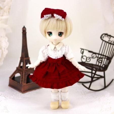 【DOLLCE】蝴蝶結洋裝 多色/ OBITSU OB11 Azone P妹 P體 picconeemo 黏土娃 - 紀物書館+JiWu Bookstore