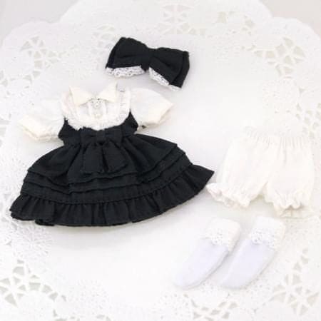 【DOLLCE】蝴蝶結洋裝 多色/ OBITSU OB11 Azone P妹 P體 picconeemo 黏土娃 - 紀物書館+JiWu Bookstore