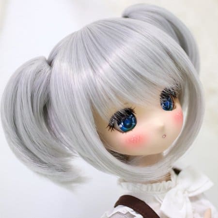 【Dollce】Pig Tail Doll Wig Multicolor / 9" BJD DD  1/3 scale    1/4 scale 