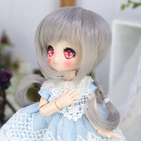 【Dollce】Shrimp Hair baby wig multi-color / 4 inches SweetDoll OBITSU OB11 BJD 12 minutes 