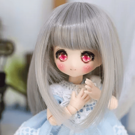 【Dollce】Natural Long 娃用假髮 多色 / 4吋 SweetDoll OBITSU OB11 BJD 1/12 - 紀物書館+JiWu Bookstore