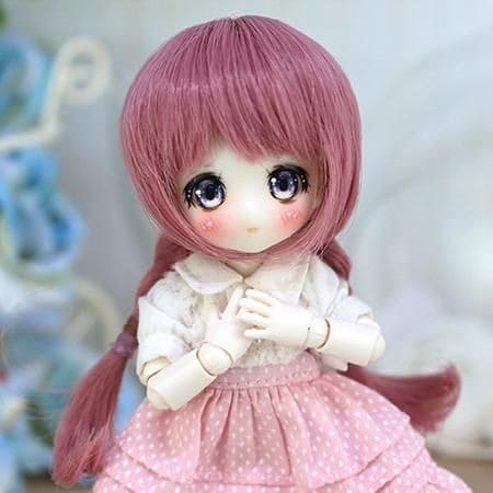 【Dollce】Shrimp Hair 娃用假髮 多色 / 4吋 SweetDoll OBITSU OB11 BJD 12分 - 紀物書館+JiWu Bookstore