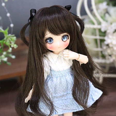 【Dollce】Fluffy Twin baby wig multi-color / 4 inches SweetDoll OBITSU OB11 BJD 12 minutes 