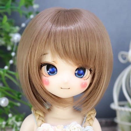 【Dollce】前下がりボブ ベビーウィッグ マルチカラー / 7インチ球体関節人形 4分6分 iMda2.6 iMda3.0 