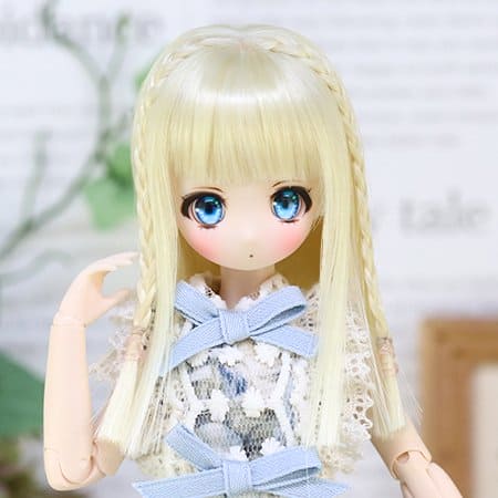 【Dollce】セミロープチ ベビーウィッグ マルチカラー / 4.5インチ SweetDoll オビツ OB11 球体関節人形 12分