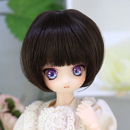 【Dollce】ショートボブ ベビーウィッグ マルチカラー / 4.5インチ SweetDoll オビツ OB11 球体関節人形 12分