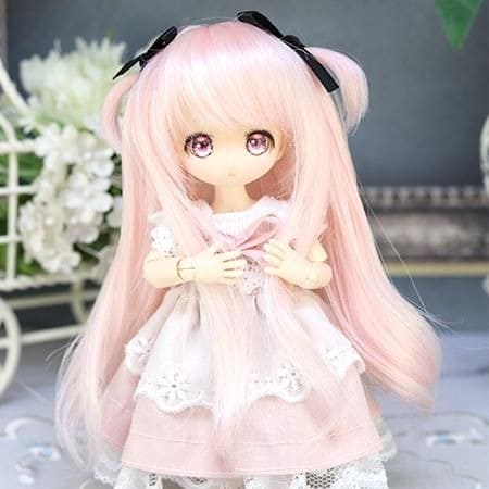 【Dollce】Fluffy Twin 娃用假髮 多色 / 4吋 SweetDoll OBITSU OB11 BJD 12分 - 紀物書館+JiWu Bookstore
