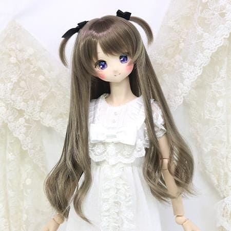 【Dollce】Fluffy Twin 娃用假髮 多色 / 9吋 BJD DD MDD 1/3 - 紀物書館+JiWu Bookstore
