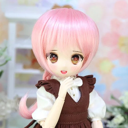 【Dollce】海老毛 ベビーウィッグ マルチカラー / 5インチ OB11 ねんどろいど 球体関節人形 iMda1.7 ufdoll 