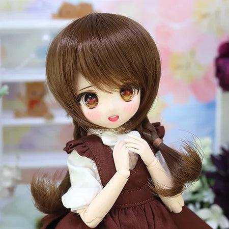 【Dollce】海老毛 ベビーウィッグ マルチカラー / 5インチ OB11 ねんどろいど 球体関節人形 iMda1.7 ufdoll 